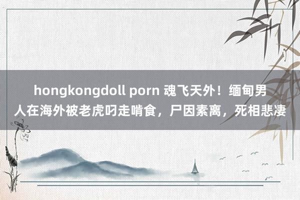 hongkongdoll porn 魂飞天外！缅甸男人在海外被老虎叼走啃食，尸因素离，死相悲凄