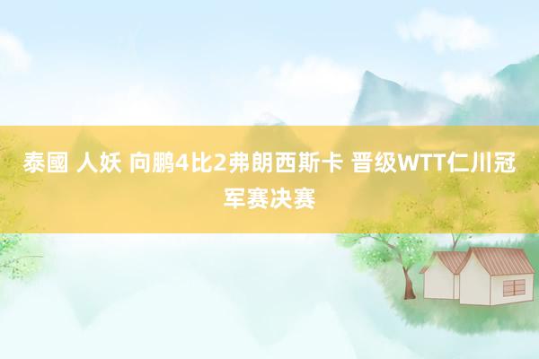 泰國 人妖 向鹏4比2弗朗西斯卡 晋级WTT仁川冠军赛决赛